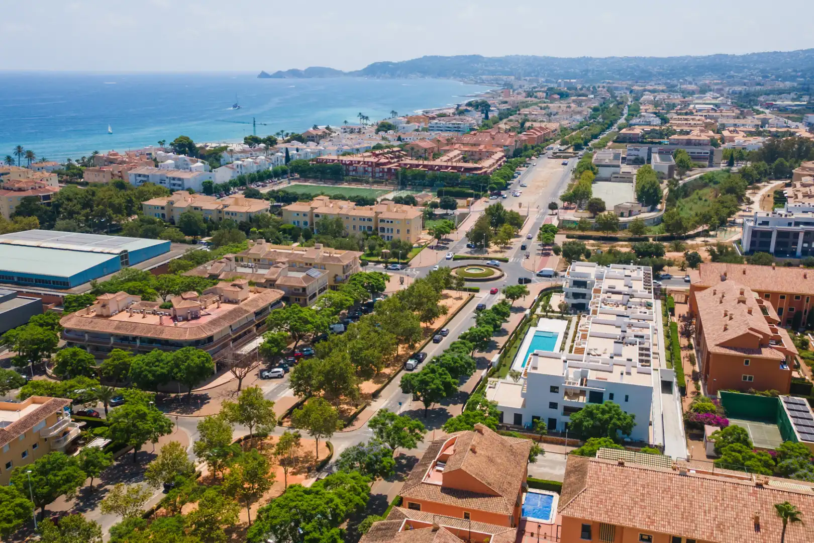 Vista exterior de Apartamento de alquiler en Jávea / Xàbia con Aire acondicionado, Calefacción y Parquet
