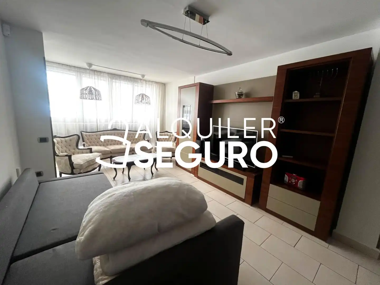 Living room of Flat for rent in Santa Cruz de Tenerife  with Air Conditioner and Heating
