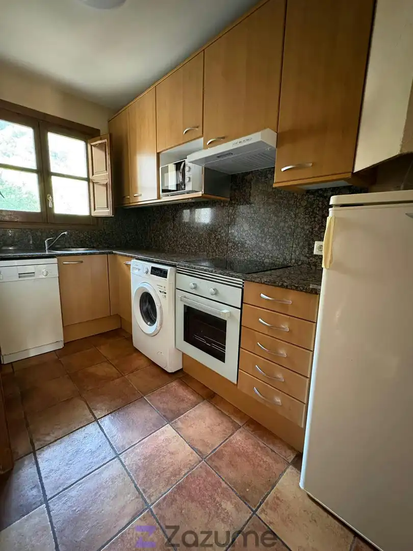 Kitchen of Flat for rent in Sant Llorenç de la Muga  with Heating, Terrace and Furnished