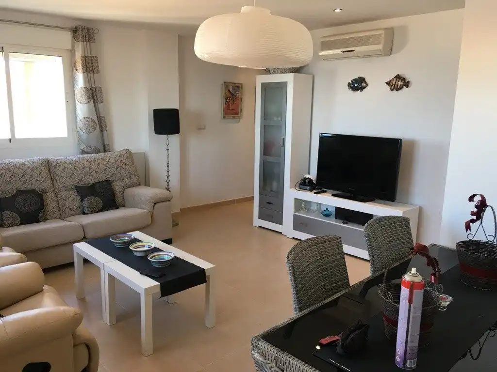 Wohnzimmer von Wohnung zum Verkauf in Cartagena mit Klimaanlage, Terrasse und Gemeinschaftspool