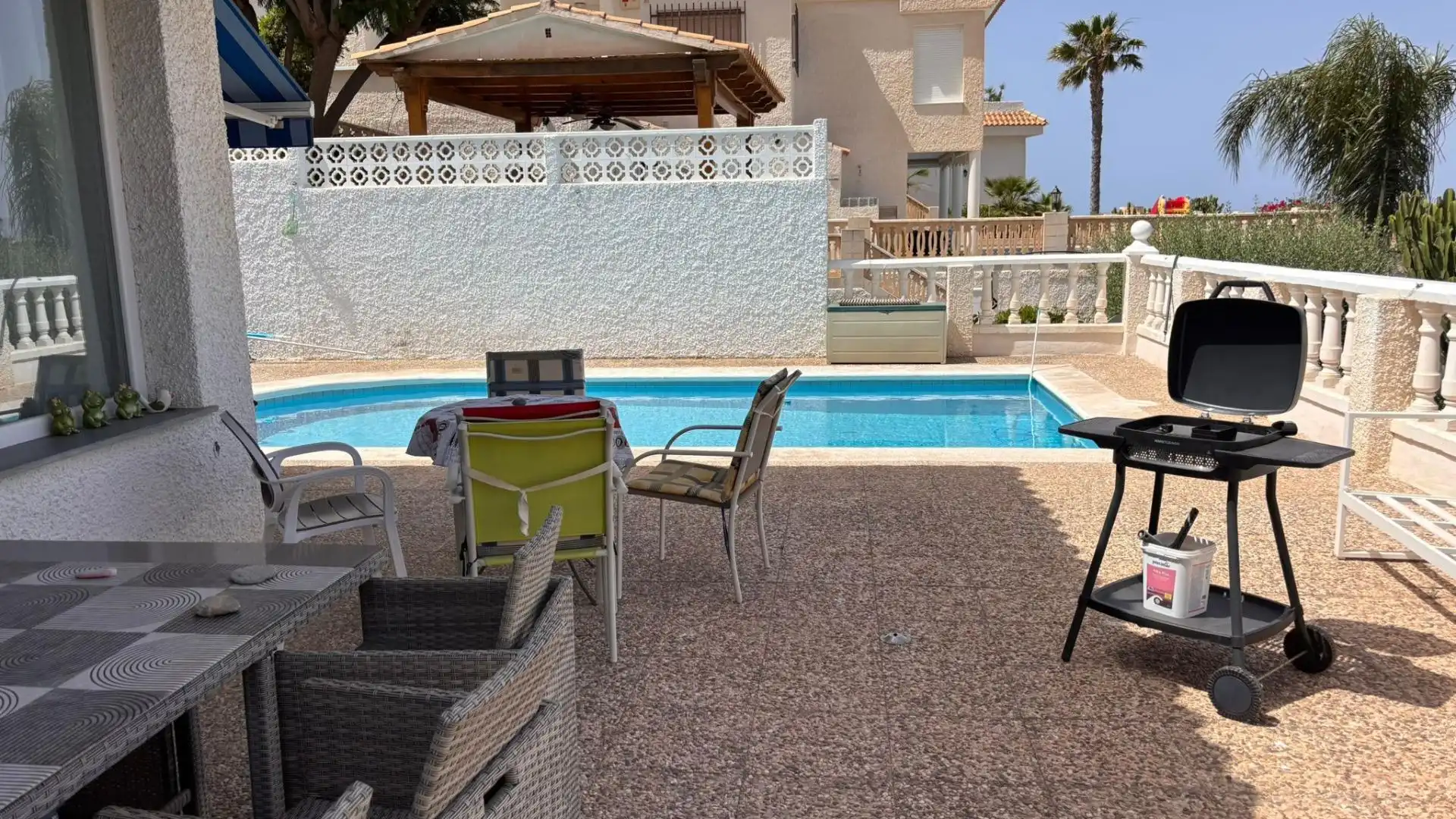 Piscina de Casa o xalet en venda en Cartagena amb Aire condicionat, Calefacció i Jardí privat