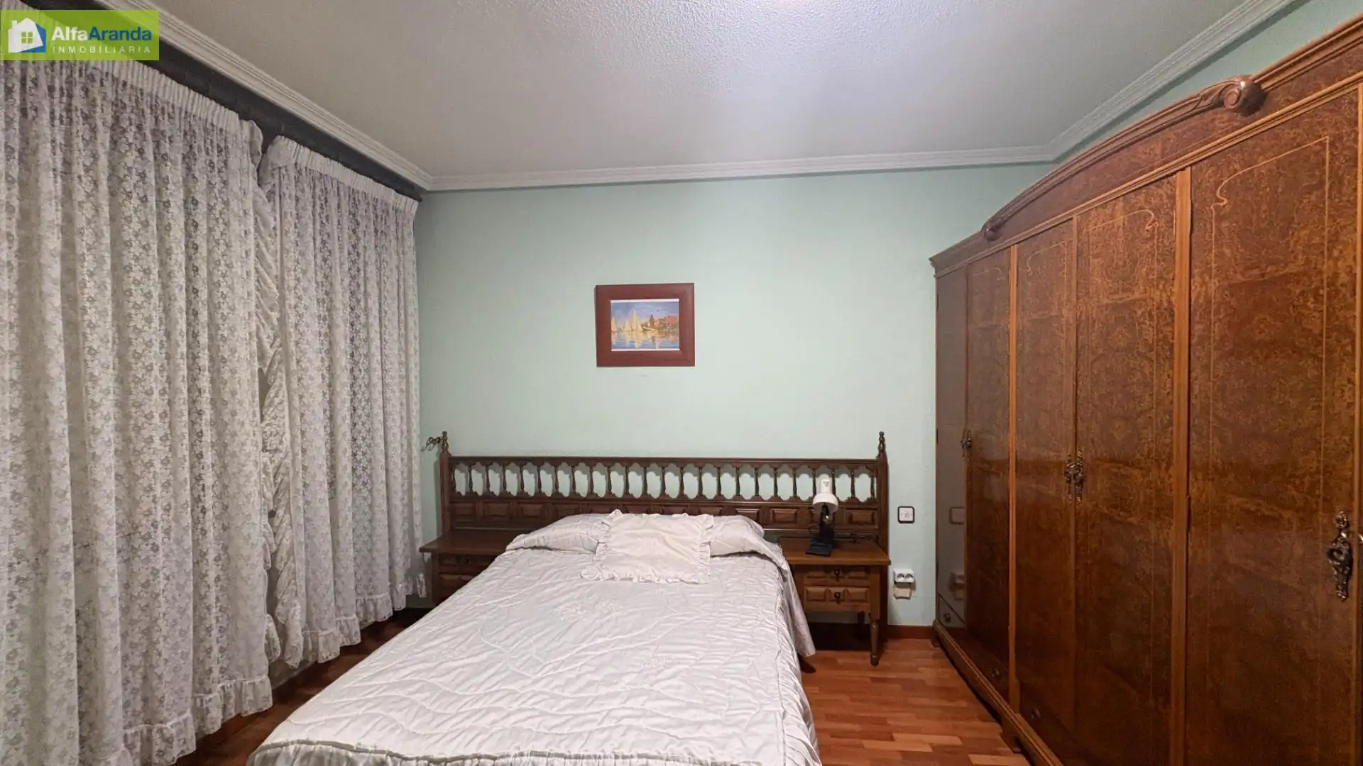 Bedroom of Flat for rent in Aranda de Duero  with Heating, Parquet flooring and Terrace