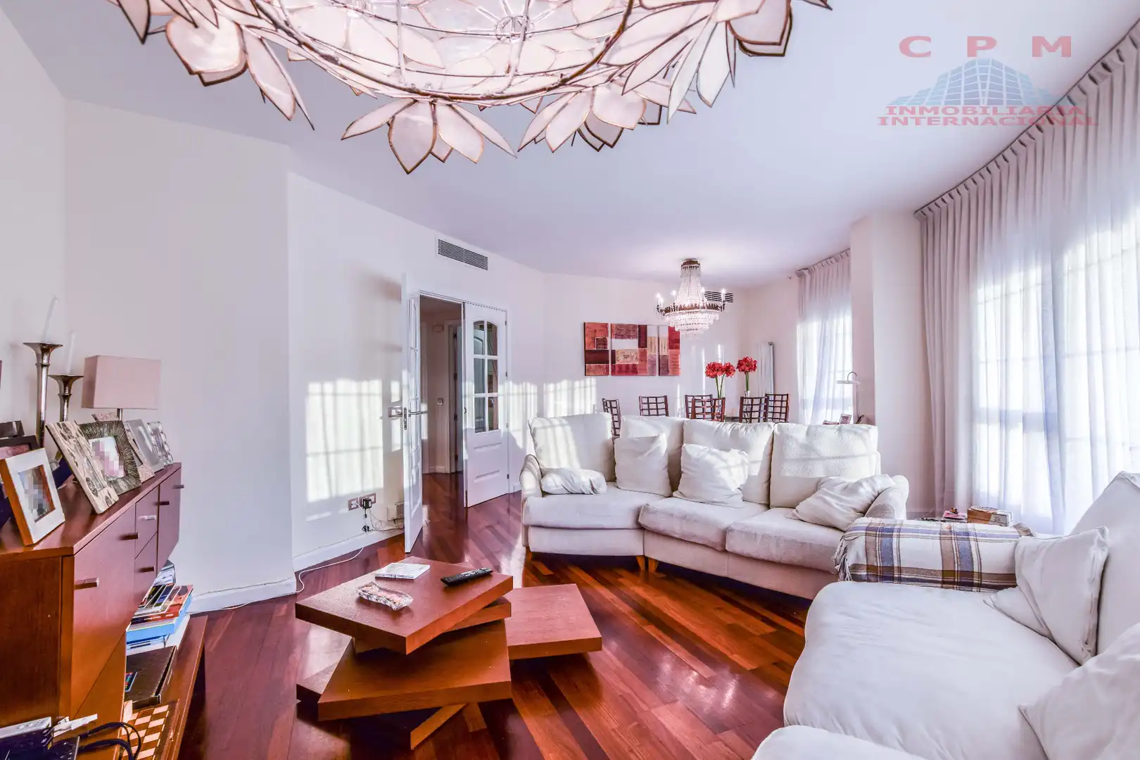 Sala de estar de Piso de alquiler en Madrid con Aire acondicionado, Calefacción y Parquet