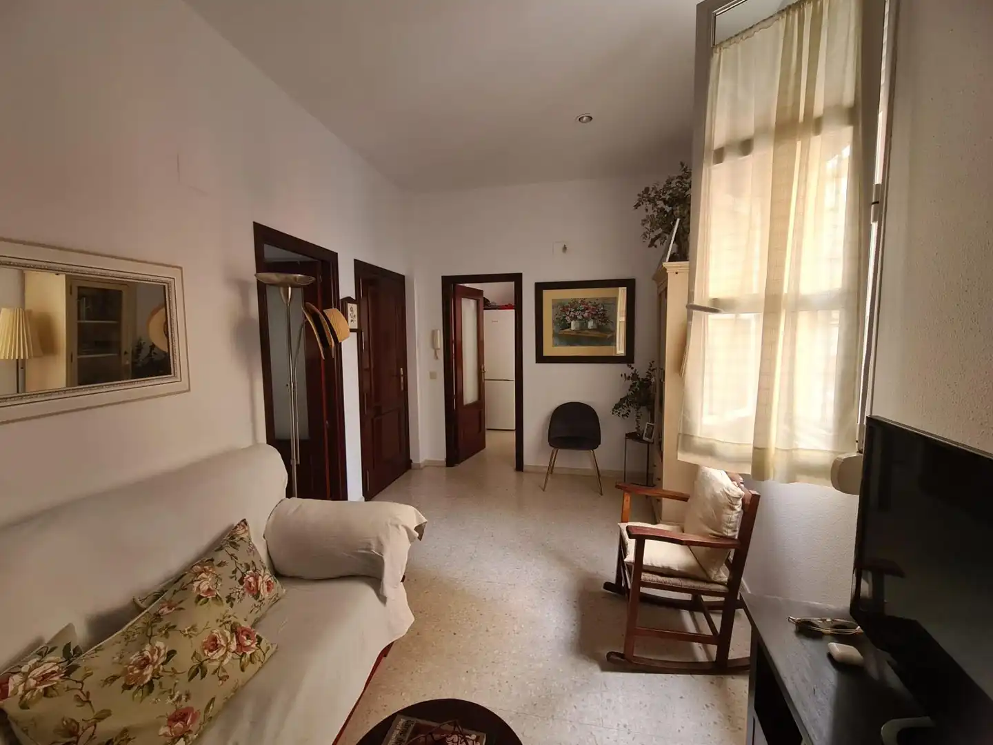 Sala de estar de Piso en venta en Cádiz con Amueblado