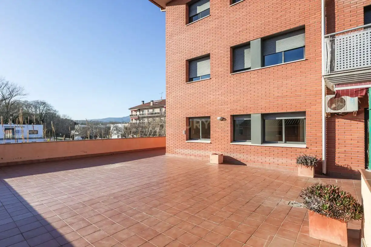 Terrace of Flat for sale in Sant Celoni  with Air Conditioner and Storage room