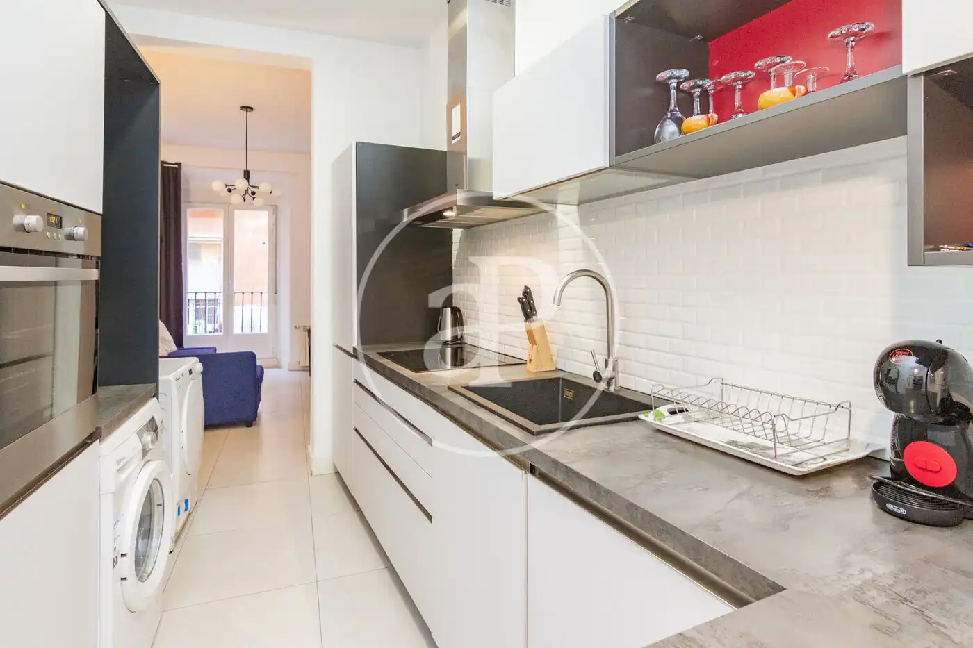 Kitchen of Flat for sale in Madrid  with Air Conditioner, Heating and Furnished