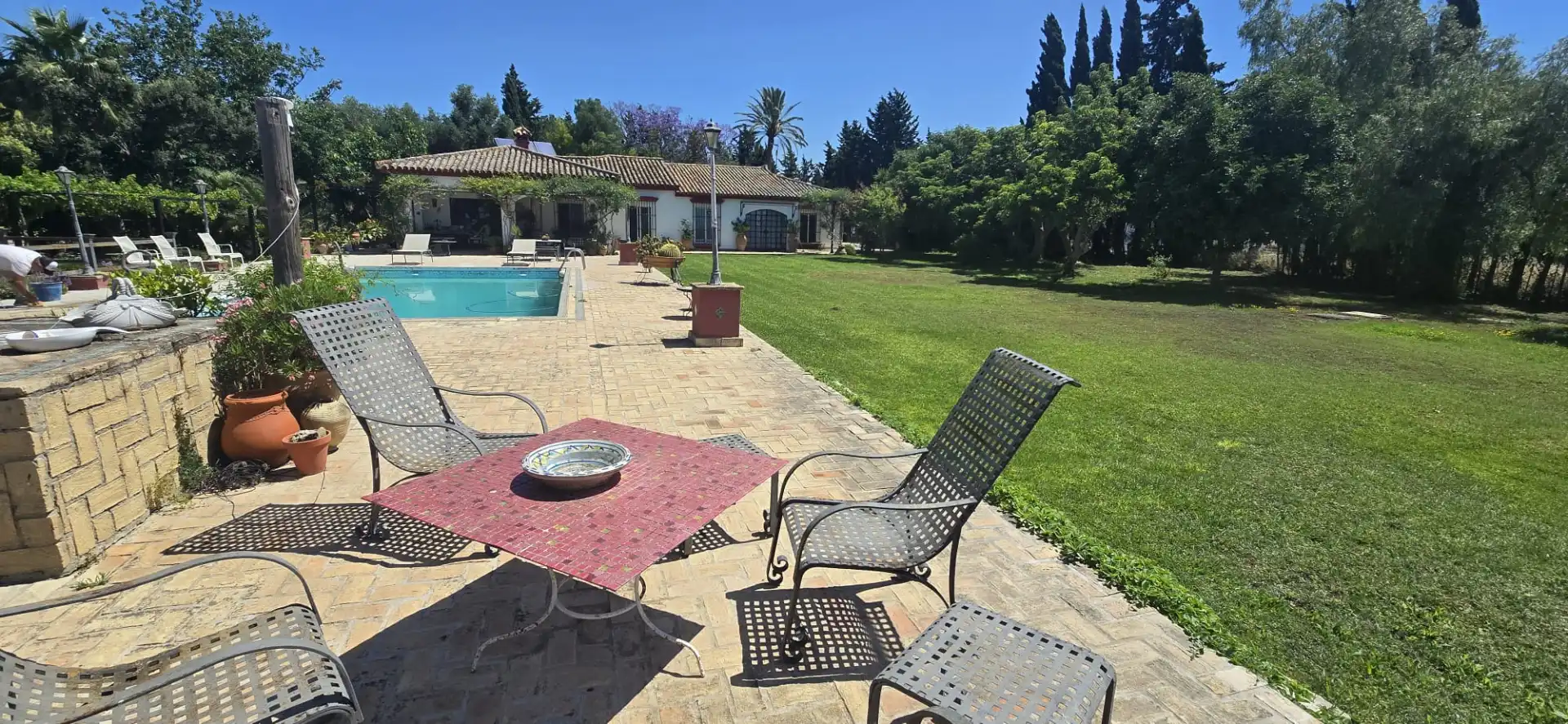 Garden of Houses for rent in Jerez de la Frontera  with Air Conditioner, Private garden and Swimming Pool