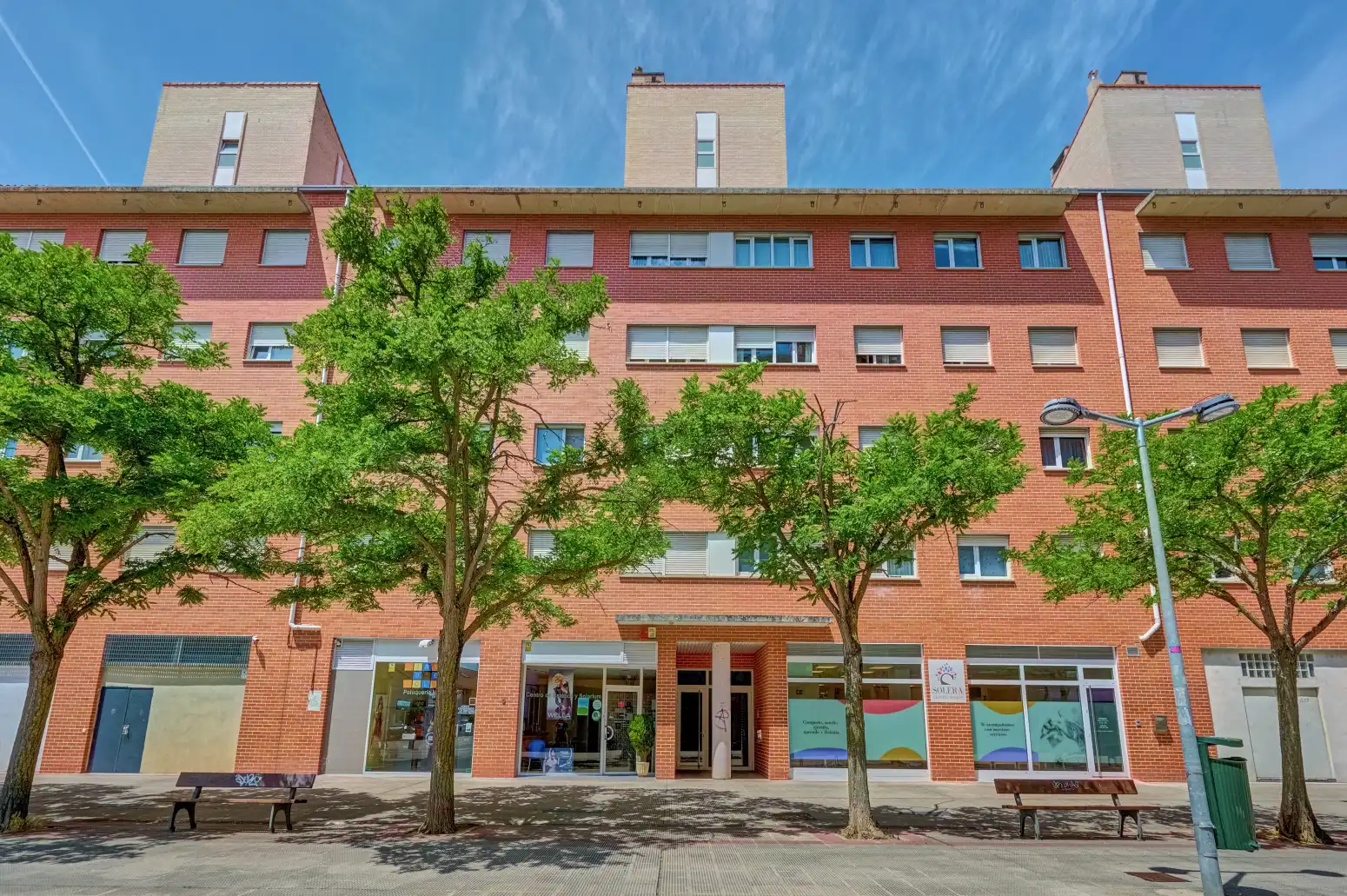 Vista exterior de Piso en venta en Ansoáin / Antsoain con Calefacción, Parquet y Trastero