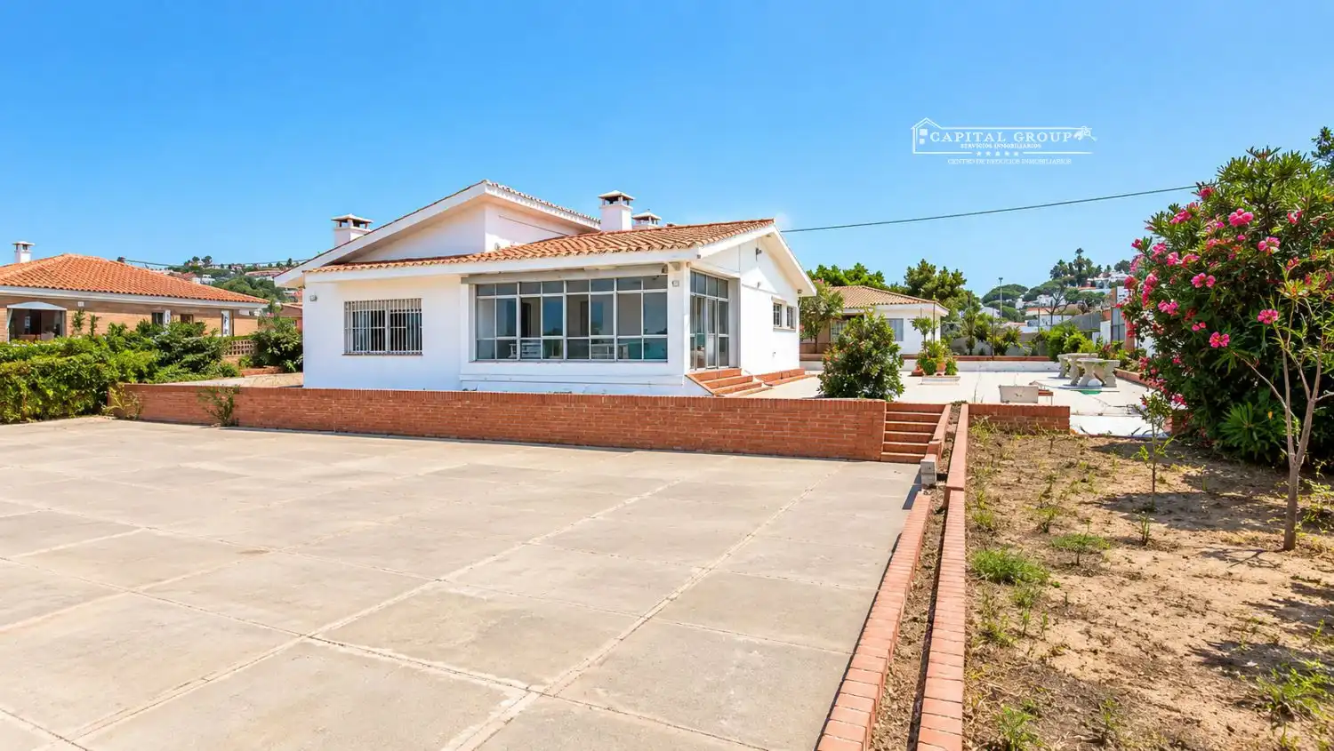 Exterior view of Houses for sale in Punta Umbría  with Private garden, Terrace and Furnished