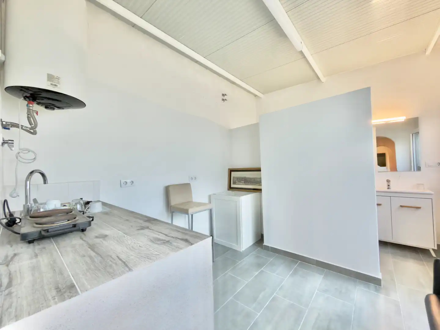 Kitchen of Ground floor for sale in Bornos  with Air Conditioner, Private garden and Furnished