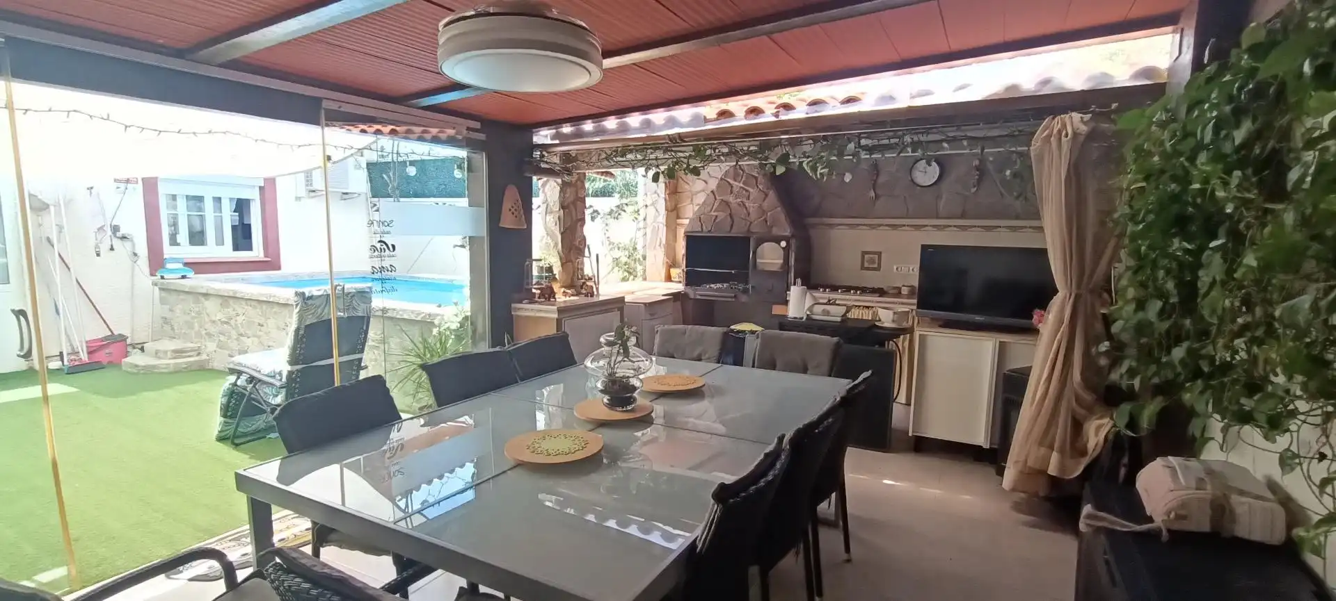 Terraza de Casa adosada en venta en La Nucia con Aire acondicionado, Calefacción y Jardín privado