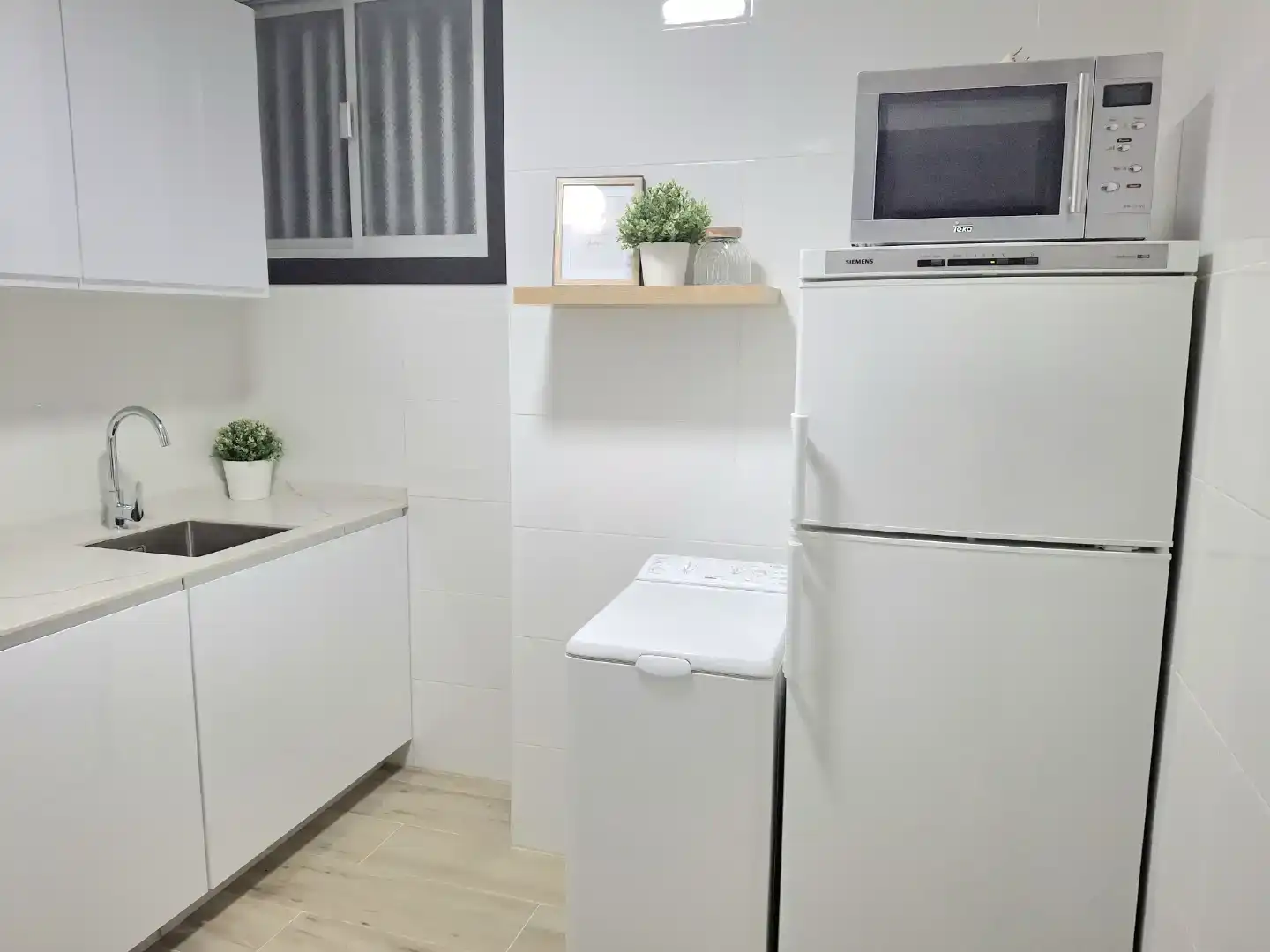 Küche von Wohnung zur Miete in Baiona mit Privatgarten