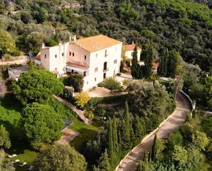 Vista exterior de Finca rústica de lloguer en Pineda de Mar amb Aire condicionat, Calefacció i Jardí privat