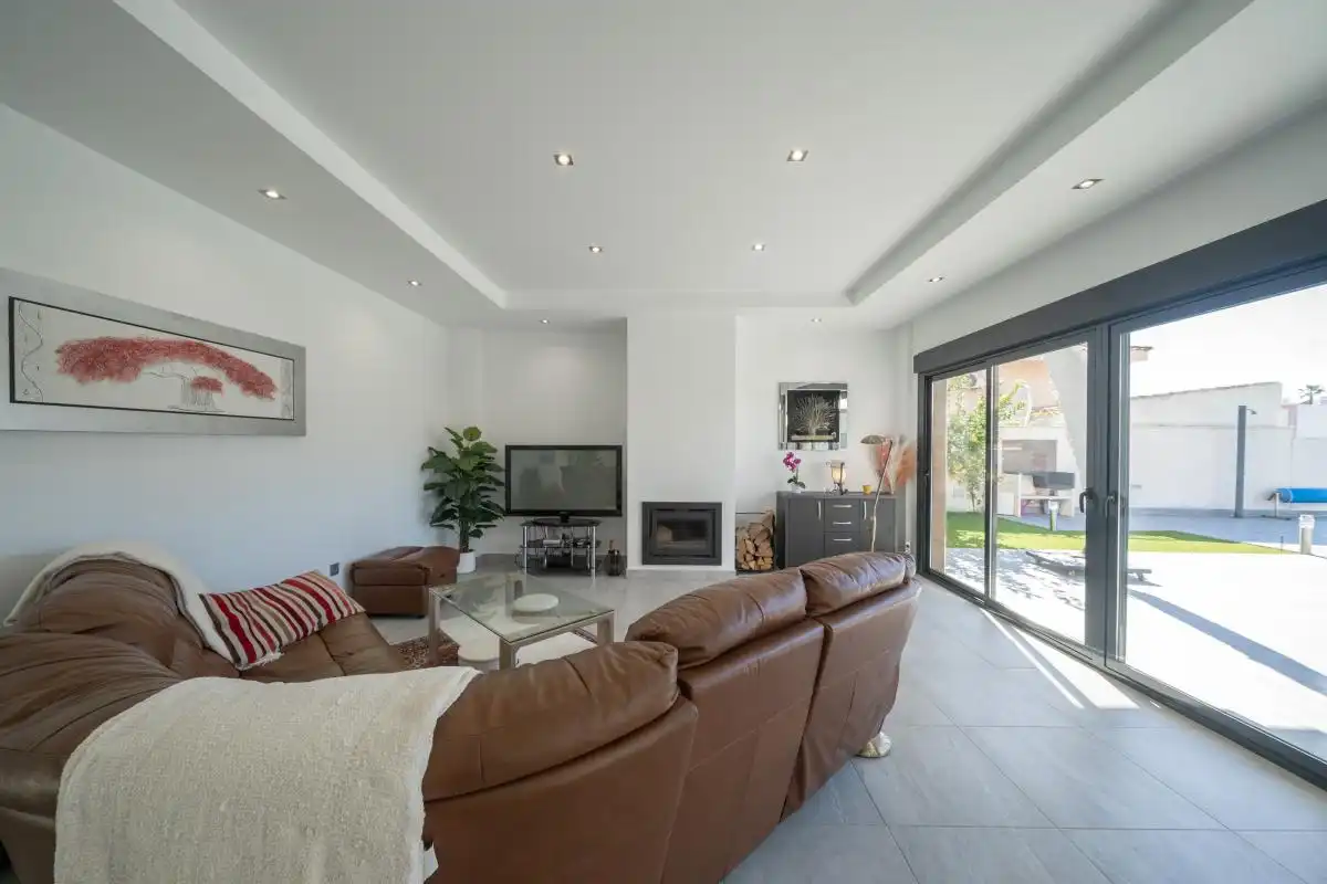 Living room of Houses for sale in Orihuela  with Air Conditioner, Heating and Private garden