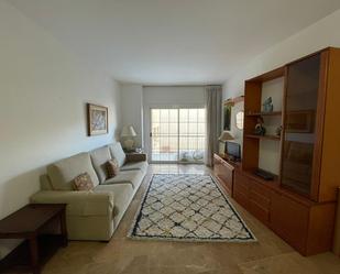 Living room of Flat for sale in  Barcelona Capital  with Heating, Furnished and Balcony