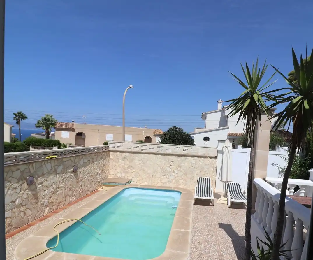 Piscina de Casa o xalet de lloguer en Llucmajor amb Aire condicionat, Jardí privat i Terrassa