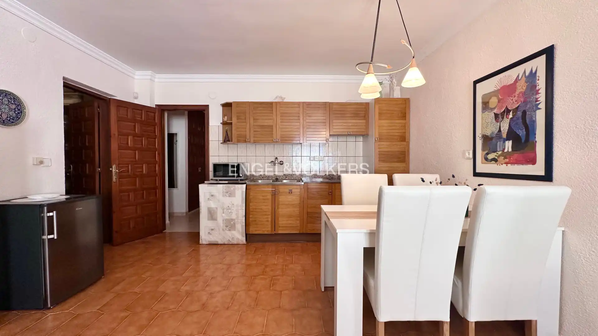 Cocina de Casa o chalet en venta en Mont-roig del Camp con Aire acondicionado, Calefacción y Jardín privado