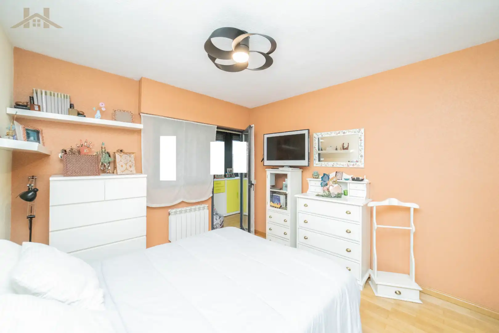 Bedroom of Flat for sale in Móstoles  with Air Conditioner, Heating and Terrace