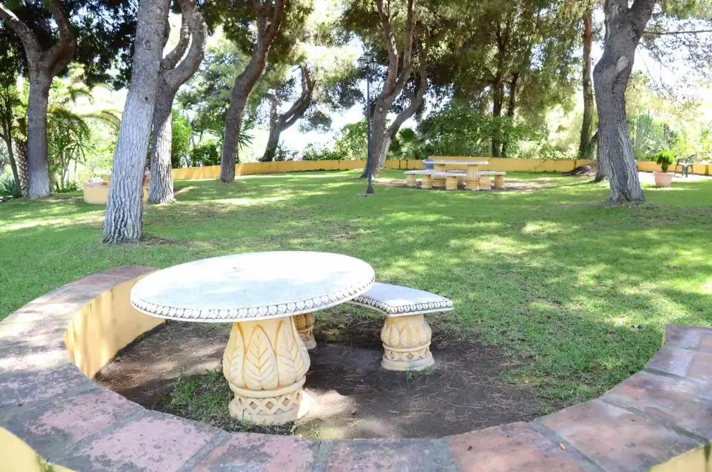 Jardín de Apartamento de alquiler en Torremolinos con Aire acondicionado, Calefacción y Terraza