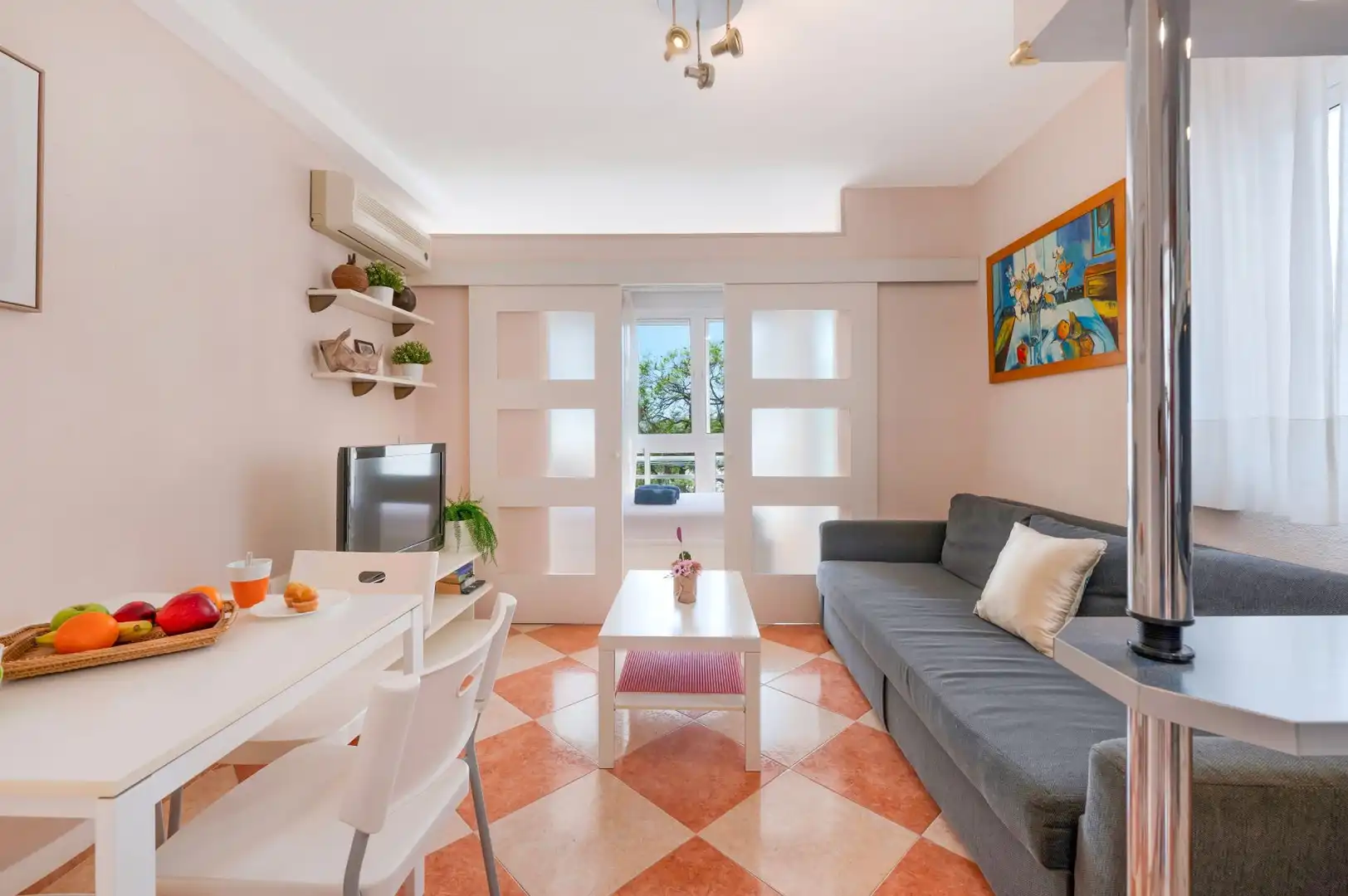Living room of Apartments for rent in Benalmádena  with Air Conditioner, Heating and Furnished
