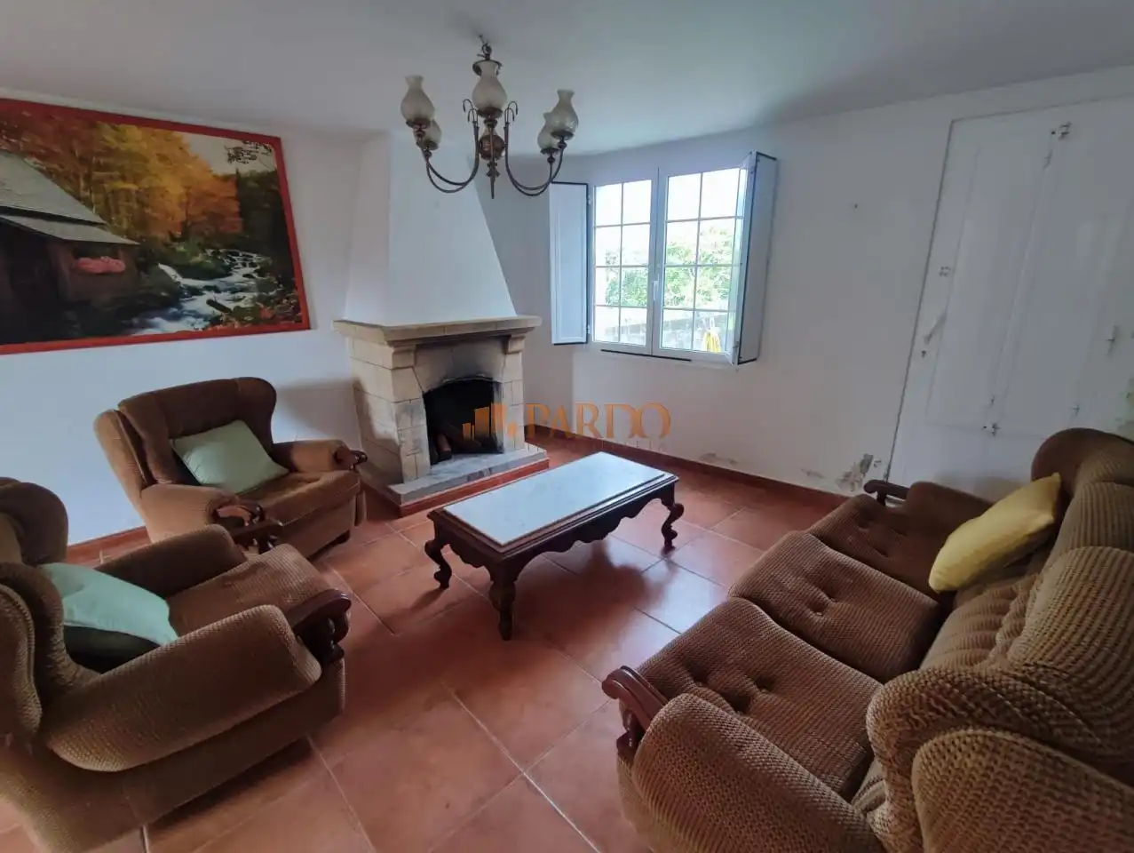 Living room of Houses for sale in Narón  with Private garden