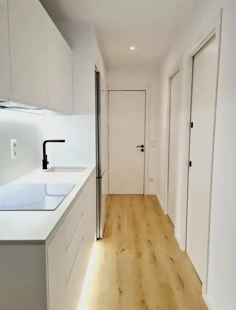 Küche von Wohnung zur Miete in Palafrugell mit Privatgarten, Parkett und Schwimmbad