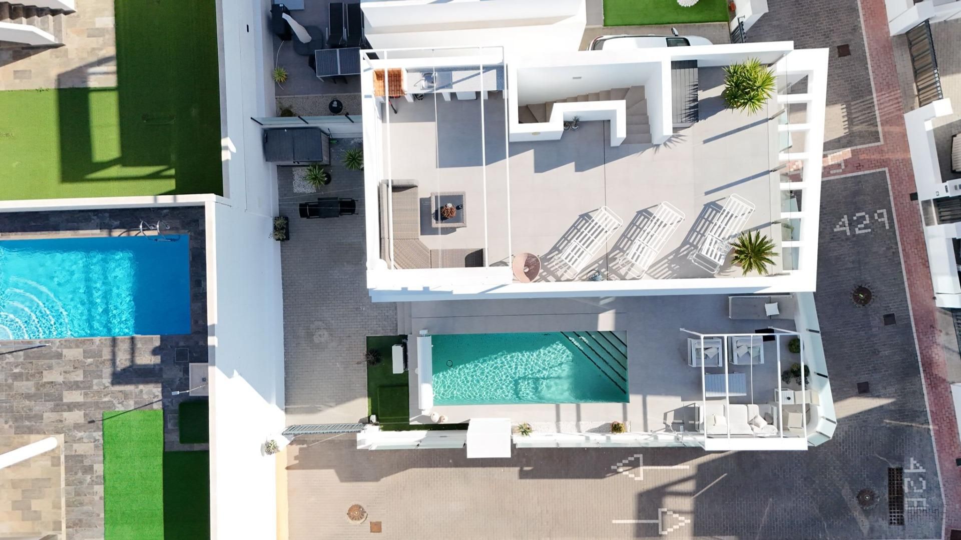 Exterior view of House or chalet for sale in Orihuela  with Air Conditioner, Terrace and Swimming Pool