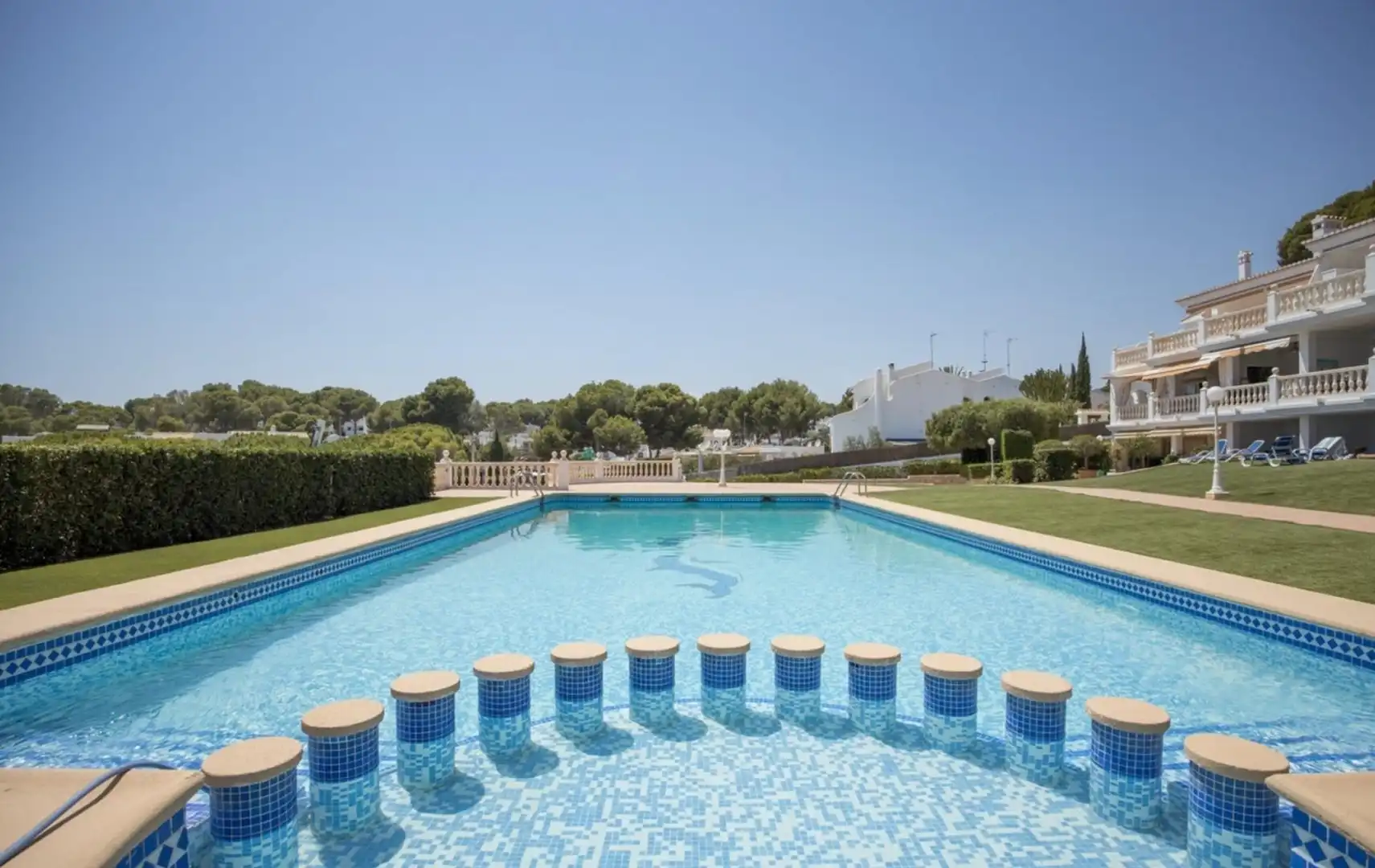 Piscina de Apartamento en venta en Moraira con Aire acondicionado, Calefacción y Terraza
