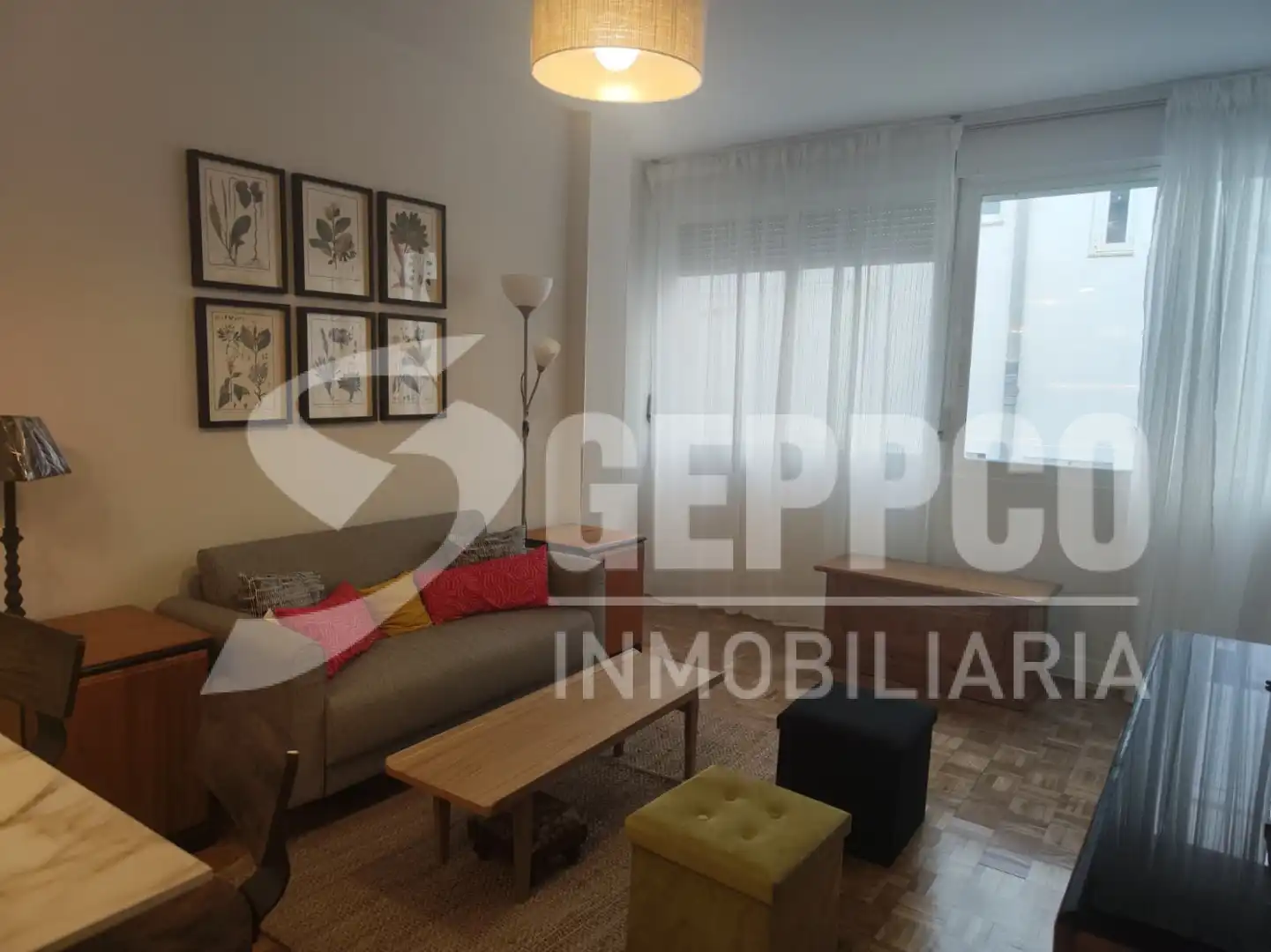 Wohnzimmer von Wohnung zur Miete in Madrid mit Klimaanlage, Heizung und Möbliert