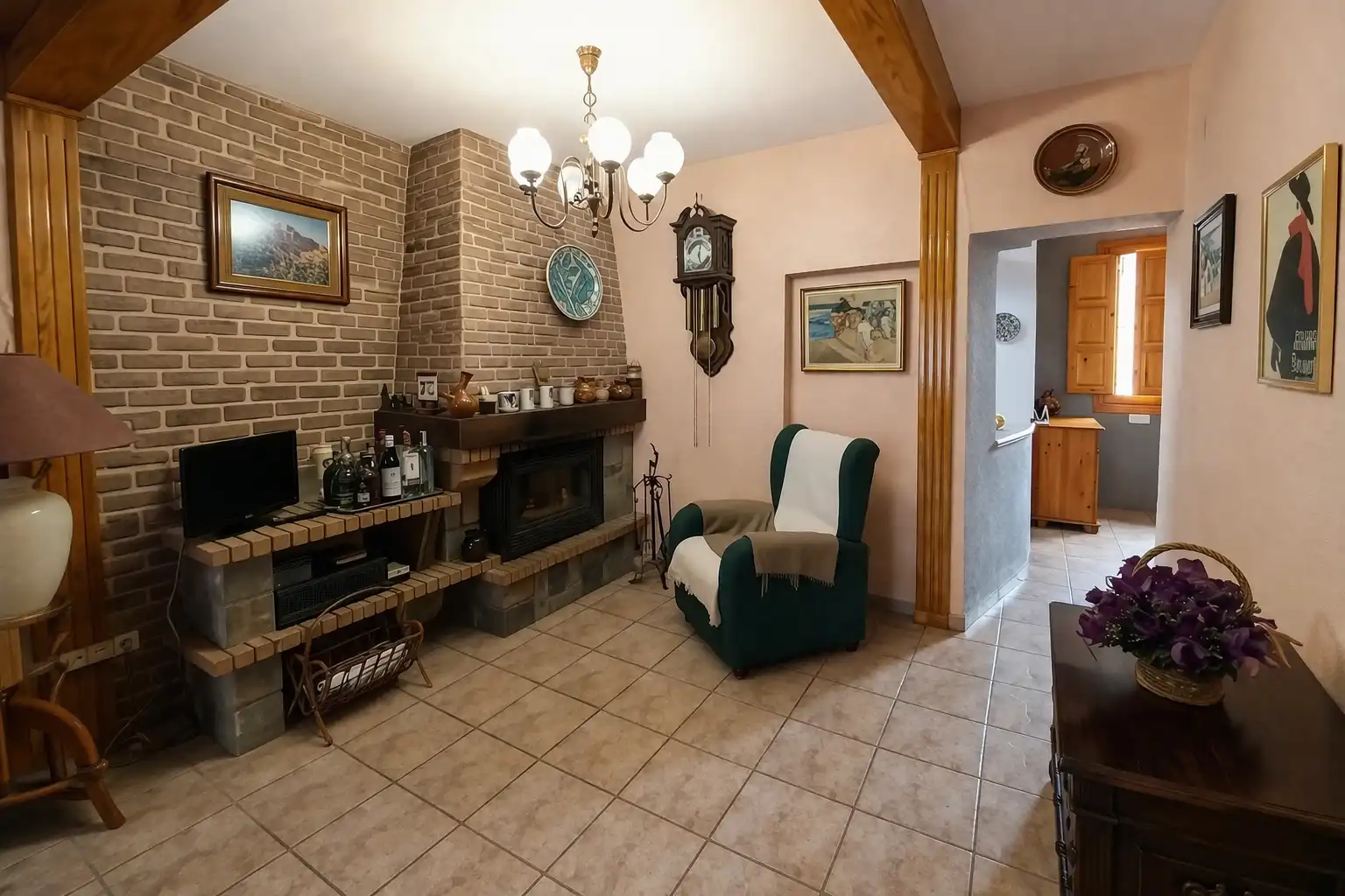 Sala d'estar de Casa o xalet en venda en Vila-real amb Aire condicionat, Calefacció i Jardí privat
