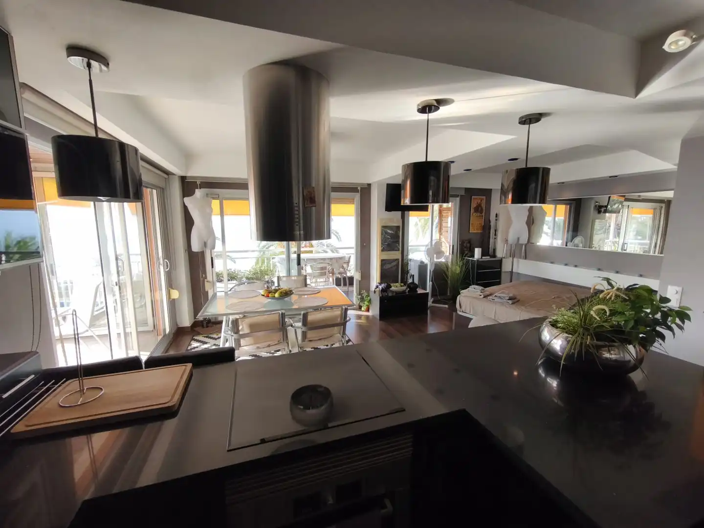 Kitchen of Flat for sale in Salou  with Parquet flooring, Terrace and Furnished