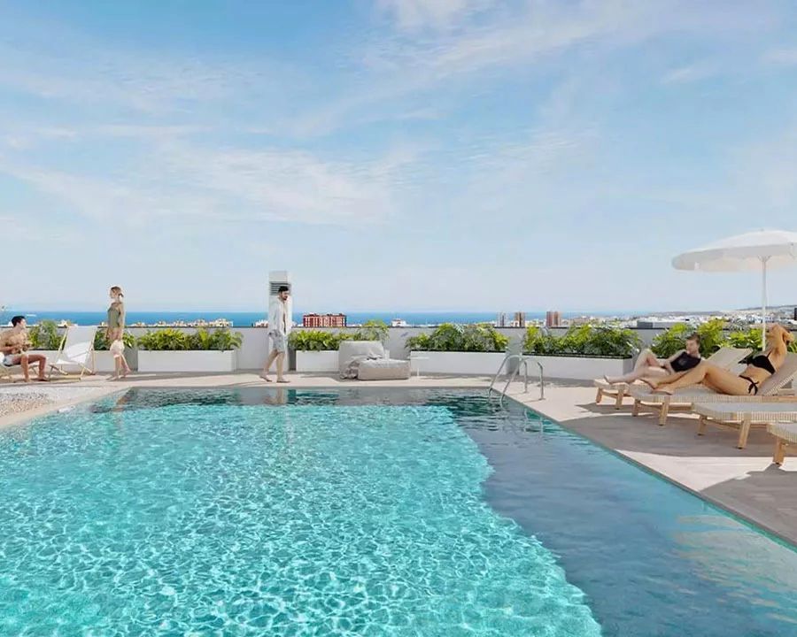 Swimming pool of Flat for sale in Las Palmas de Gran Canaria
