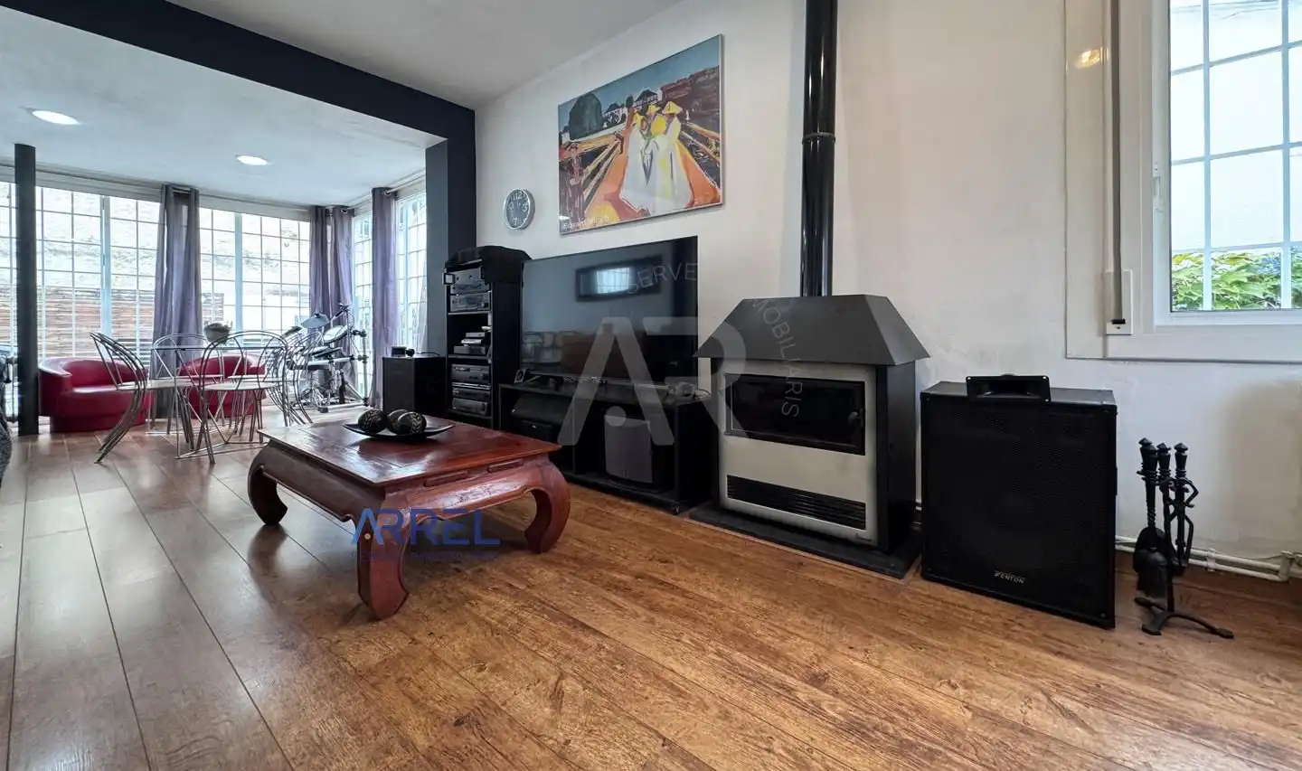 Sala d'estar de Casa o xalet en venda en Alella