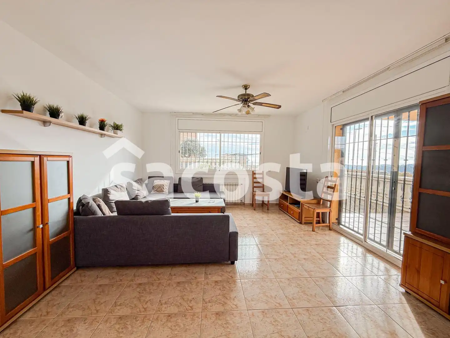 Sala de estar de Casa o chalet en venta en Lloret de Mar con Aire acondicionado, Calefacción y Jardín privado