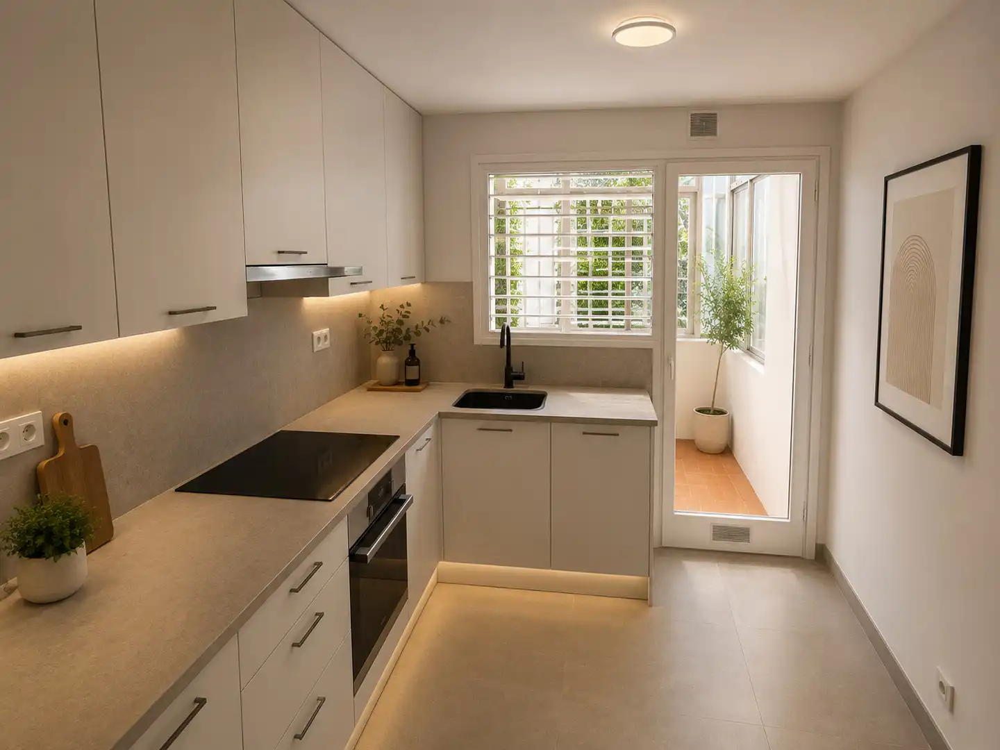 Kitchen of Flat for sale in Castelldefels  with Private garden, Terrace and Storage room