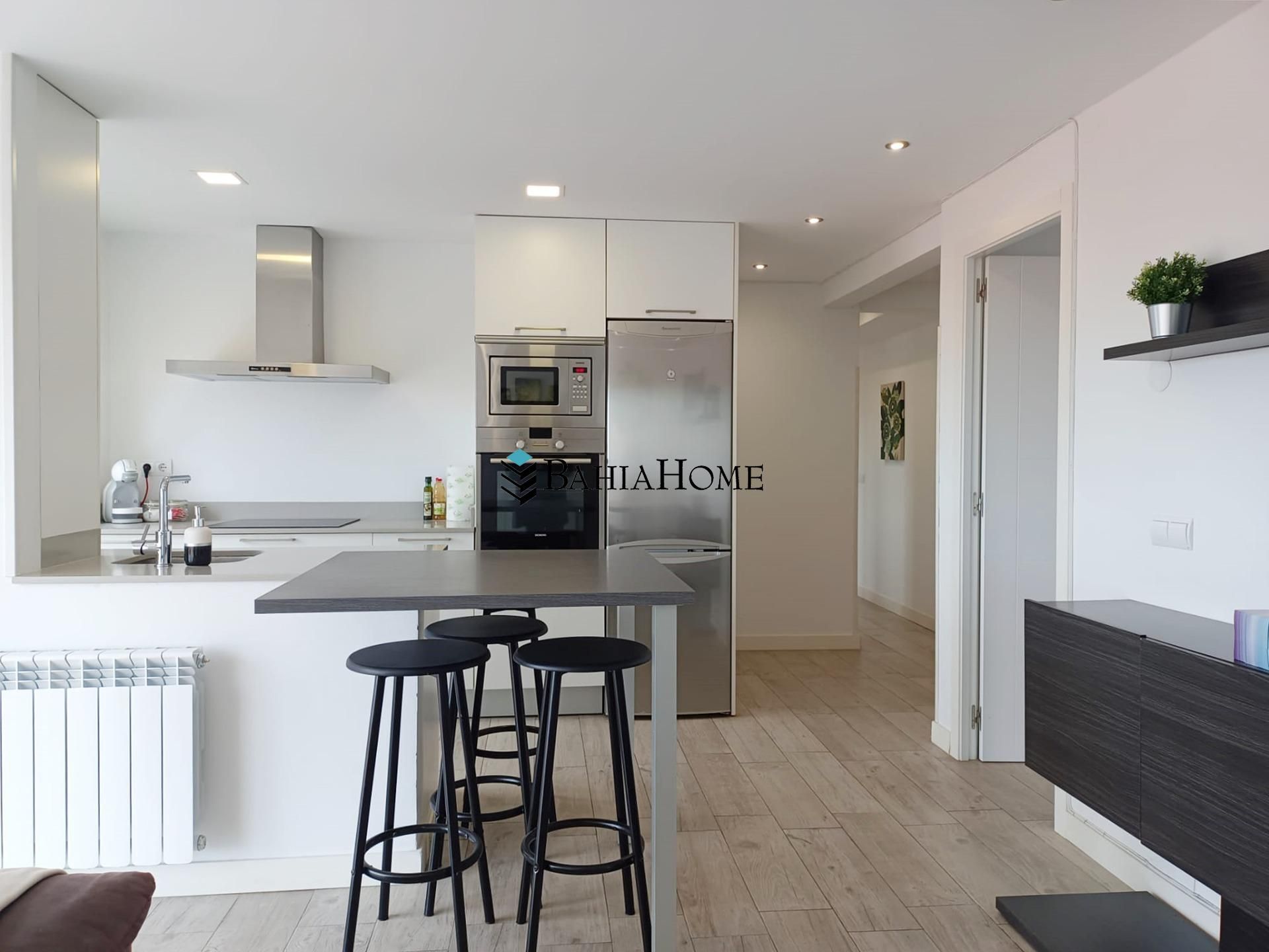 Cocina de Piso de alquiler en Santander con Calefacción