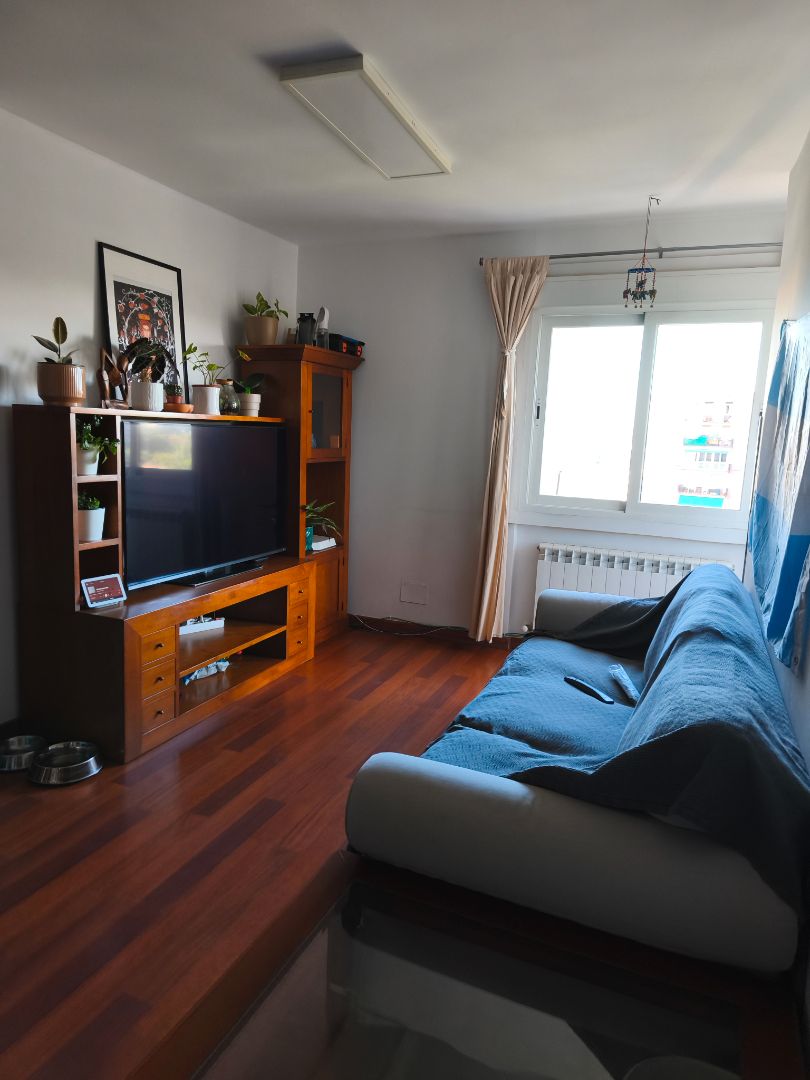 Living room of Flat for sale in Móstoles  with Air Conditioner, Terrace and Furnished