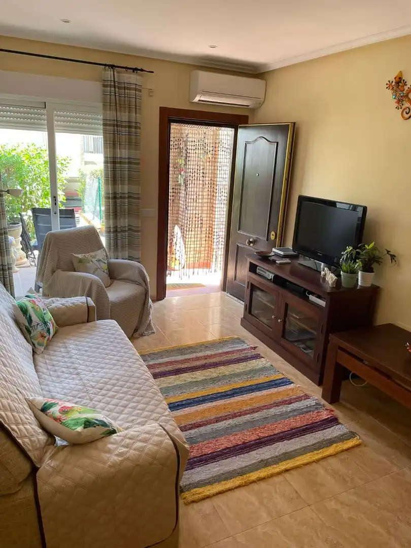 Wohnzimmer von Wohnungen zur Miete in Vera mit Klimaanlage, Heizung und Terrasse