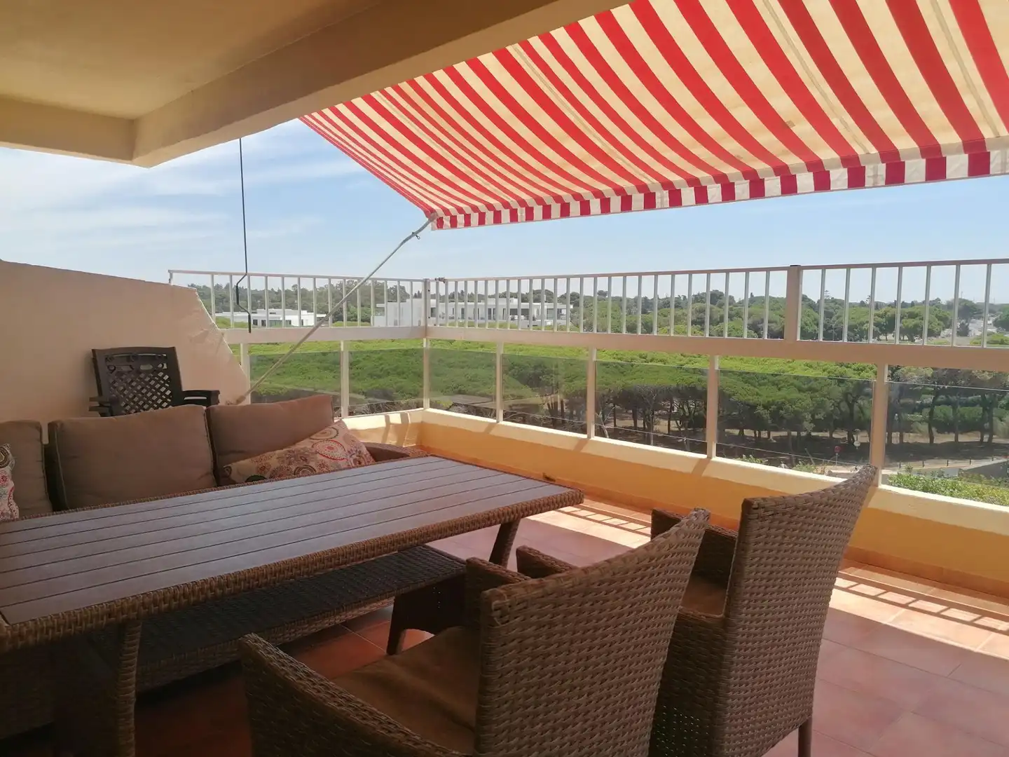 Terrasse von Wohnung zur Miete in El Puerto de Santa María mit Klimaanlage, Terrasse und Möbliert