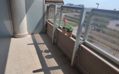 Balcony of Flat for sale in  Zaragoza Capital  with Air Conditioner, Terrace and Balcony