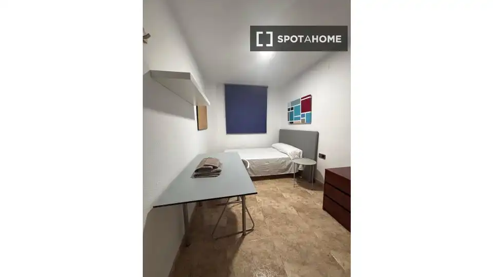 Bedroom of Flat for rent in Moncada  with Air Conditioner, Heating and Furnished