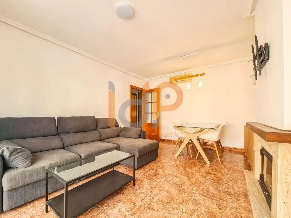 Sala de estar de Piso en venta en Huércal-Overa con Aire acondicionado, Terraza y Trastero