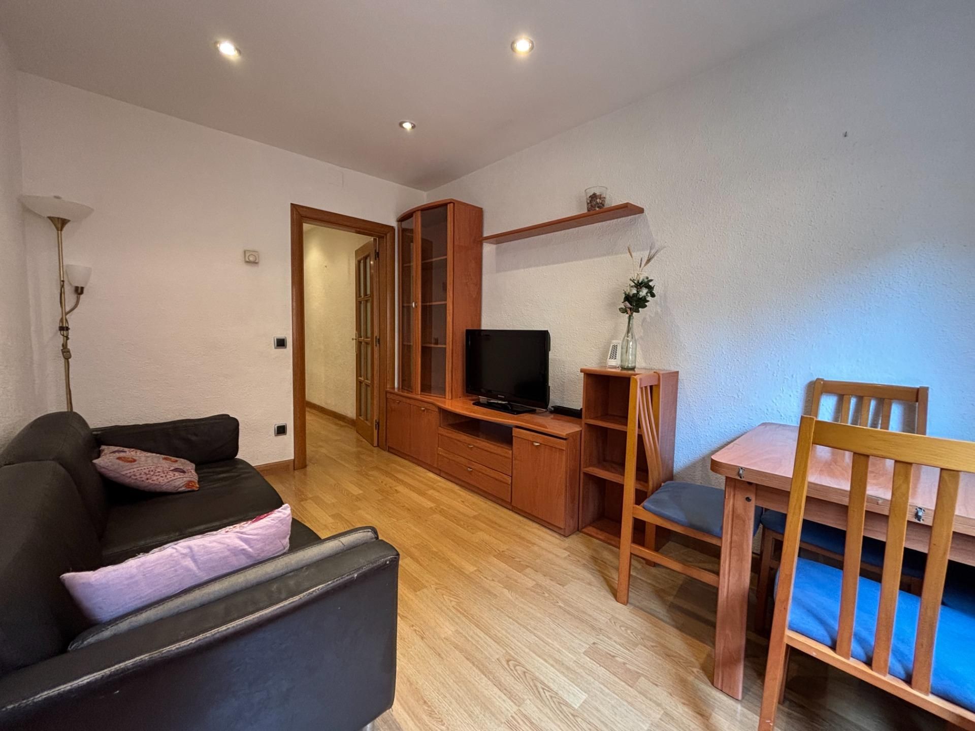 Living room of Flat for sale in  Barcelona Capital  with Heating and Parquet flooring