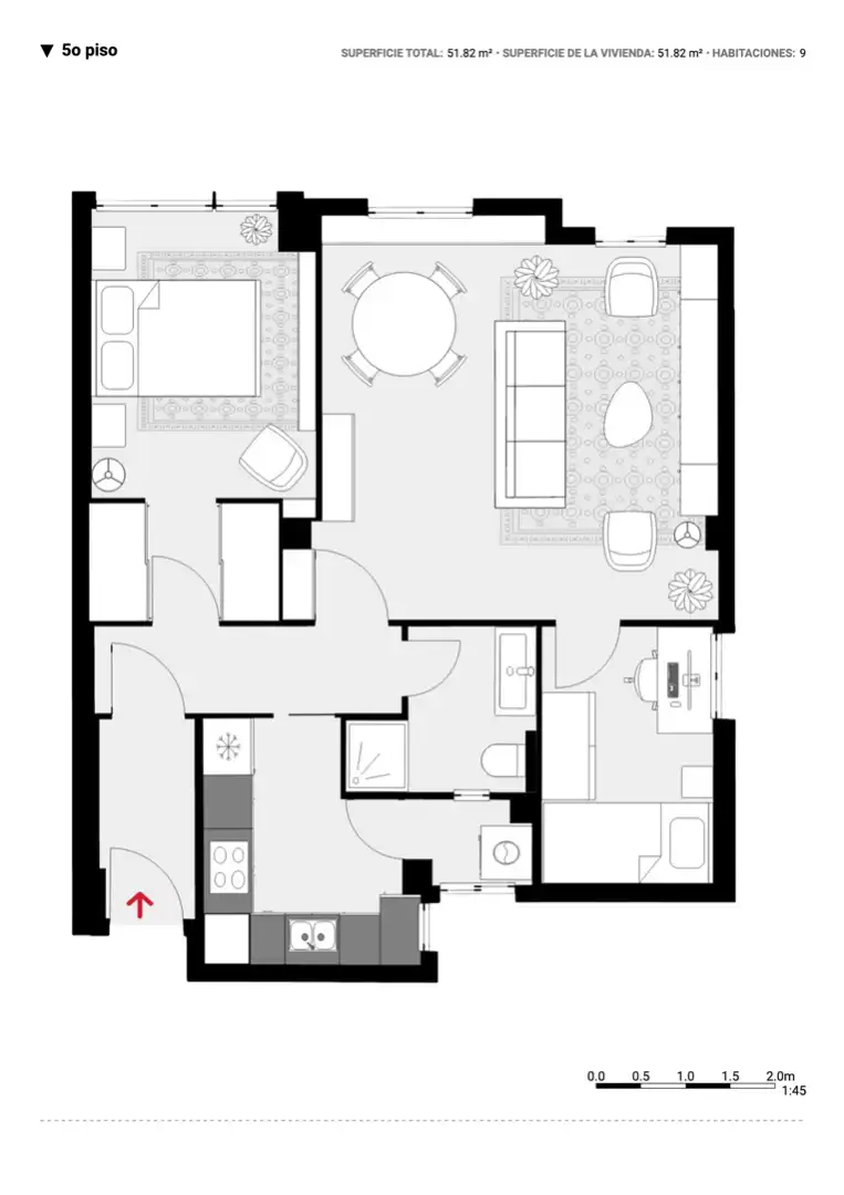 Wohnung zum Verkauf in Barcelona mit Klimaanlage, Heizung und Parkett