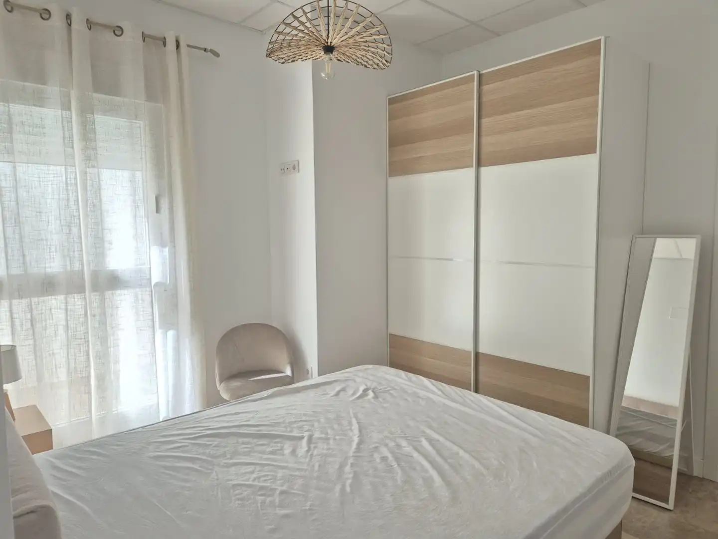 Bedroom of Apartments for rent in Badajoz  with Terrace and Furnished