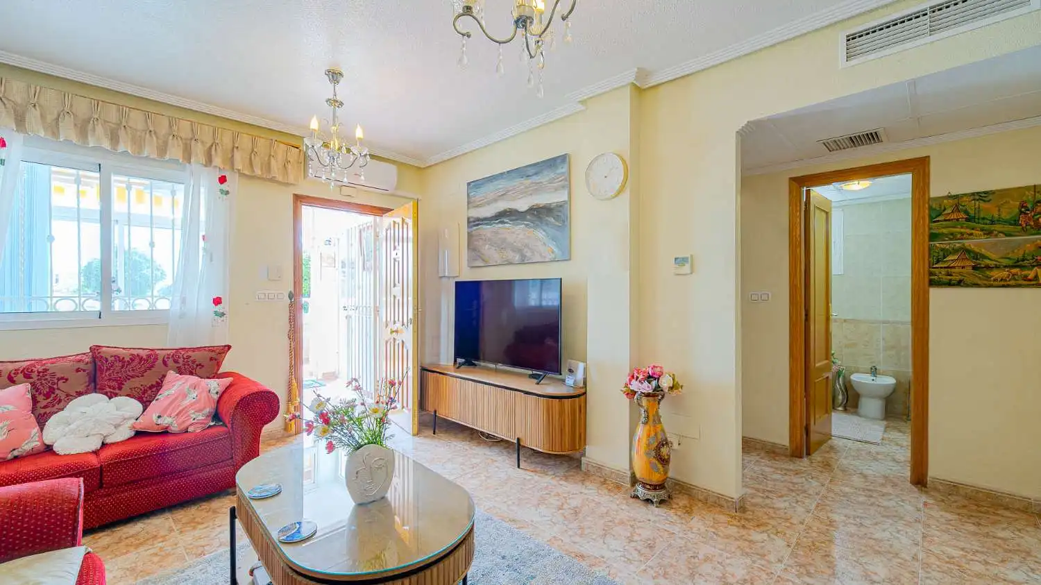 Sala de estar de Casa o chalet en venta en Orihuela con Aire acondicionado, Calefacción y Terraza