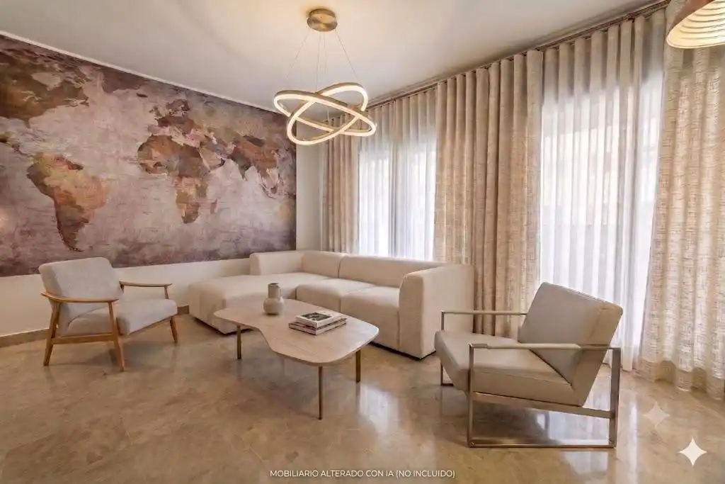 Wohnzimmer von Wohnung zum Verkauf in Málaga mit Klimaanlage, Terrasse und Gemeinschaftspool