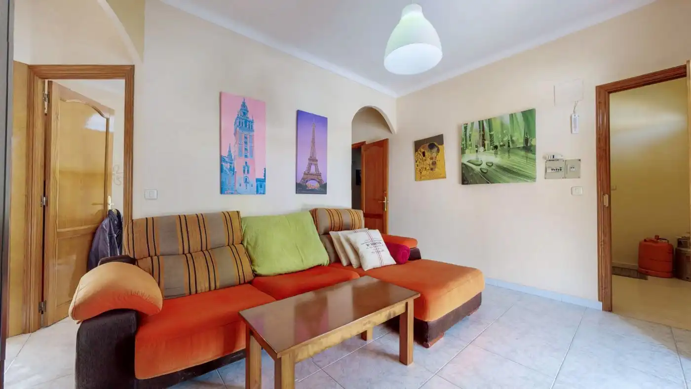 Sala de estar de Casa o chalet en venta en El Rubio con Aire acondicionado y Terraza