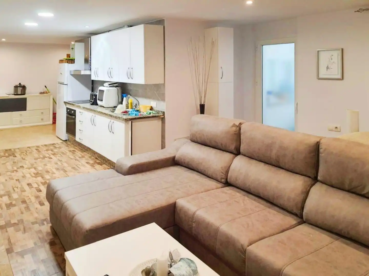 Wohnzimmer von Wohnung zum Verkauf in El Ejido mit Klimaanlage, Abstellraum und Möbliert