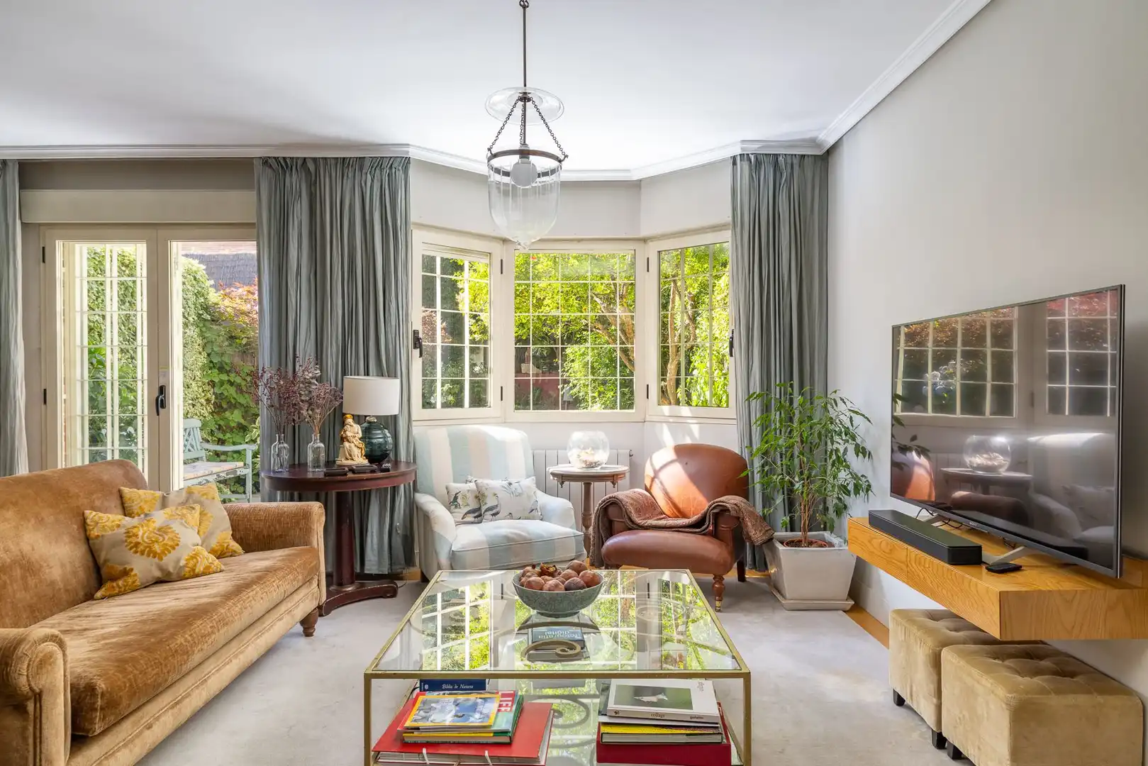 Sala de estar de Casa adosada en venta en Madrid con Aire acondicionado, Calefacción y Terraza